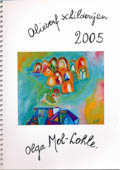 kaft van het kunstboek 'Olieverf schilderijen 2005' van Olga Lohle