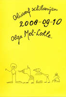 kaft van het kunstboek 'Olieverf schilderijen 2008-09-10' van Olga Lohle